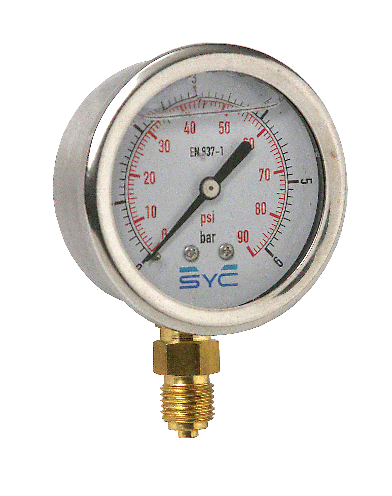 Manomètre Glycérine Ø 63 INFE.1/4" 0-250 BAR